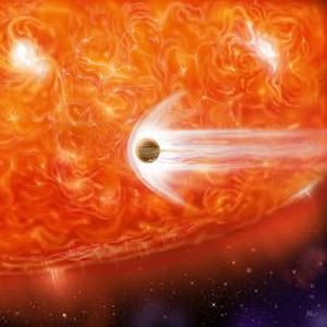 Astronomers have found evidence for a planet being devoured by its star, yielding insights into the fate that will befall Earth in billions of years