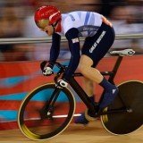British cyclist Jason Kenny powered to victory over Frenchman Gregory Bauge in the men’s sprint in front of 6,000 baying fans