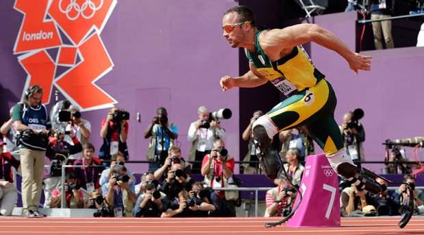 South African athlete Oscar Pistorius made history at London Games 2012 by becoming the first amputee sprinter to compete at the Olympics