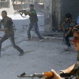 Syrian rebel commanders say they have lost control of the strategic Salah al-Din district in the northern city of Aleppo after a government offensive