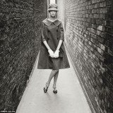 The shots were taken in a London alleyway by photographer Norman Parkinson and show Nena von Schlebrugge wearing items from Yves Saint Laurent’s first collection for Christian Dior