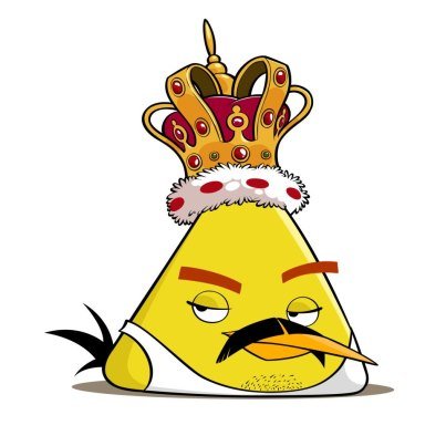 Freddie Mercury as an Angry Birds character