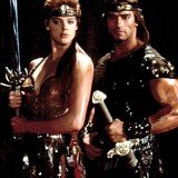 Arnold Schwarzenegger says that he and Brigitte Nielsen shared a passionate tryst whilst filming their film Red Sonja in 1985