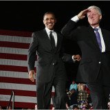 Bill Clinton made an insensitive racial remark about Barack Obama while his wife battled him for the Democratic nomination vote