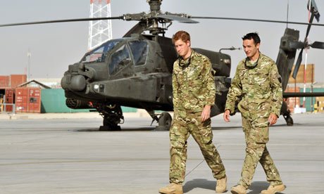 Captain Wales, as Prince Harry is known in the military, has been deployed to Afghanistan for four months