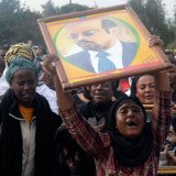 Thousands of Ethiopians are attending the state funeral in Addis Ababa of country's long-serving Prime Minister Meles Zenawi, who died last month