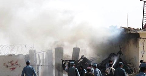 A suicide bomber has killed at least 20 people in the Afghan city of Khost