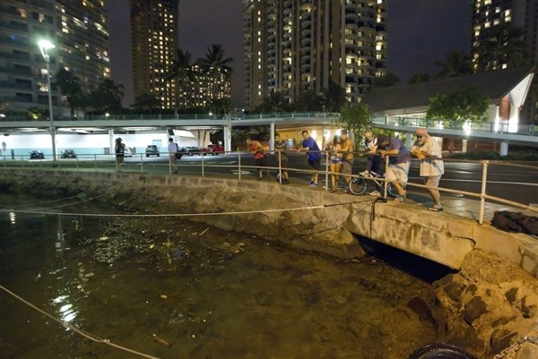 A tsunami triggered by a Canada earthquake has hit Hawaii without causing major damage