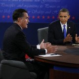 Barack Obama won the third presidential debate against his rival Mitt Romney say to two instant polls released by CNN and CBS News