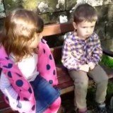 Four-year-old Delilah O’Donoghue’s earnest lecture on behavior to her two-year-old brother Gabriel could be about to make their family a fortune