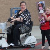 Honey Boo Boo stepped out in a pair of strappy silver heels as she joined her family for a family shopping trip to Walmart