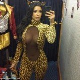 Kim Kardashian was out shopping for Halloween outfits in Miami