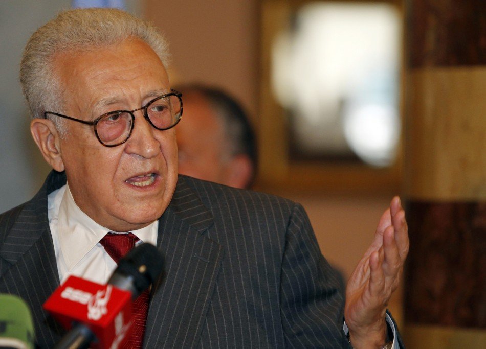 Lakhdar Brahimi has had talks in Turkey amid rising tensions between Ankara and Damascus