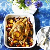 Lemon and tarragon roast chicken