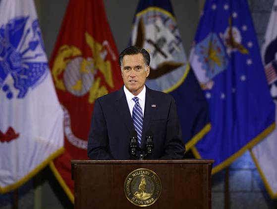 Mitt Romney has called for a change of course in the Middle East, criticizing President Barack Obama on foreign policy