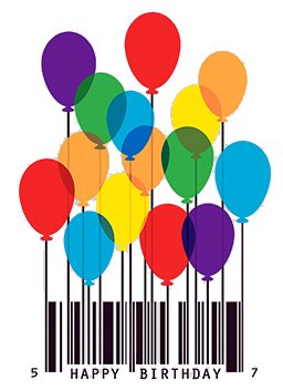 On October 7th is the 60th anniversary of the barcode patent, filed in the US in 1952