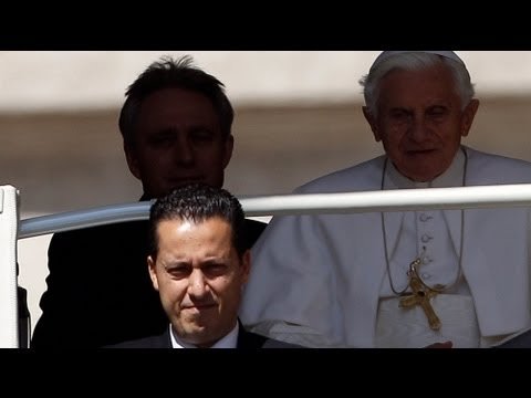 Paolo Gabriele has been found guilty of stealing confidential papers from Pope Benedict and sentenced to 18 months in jail