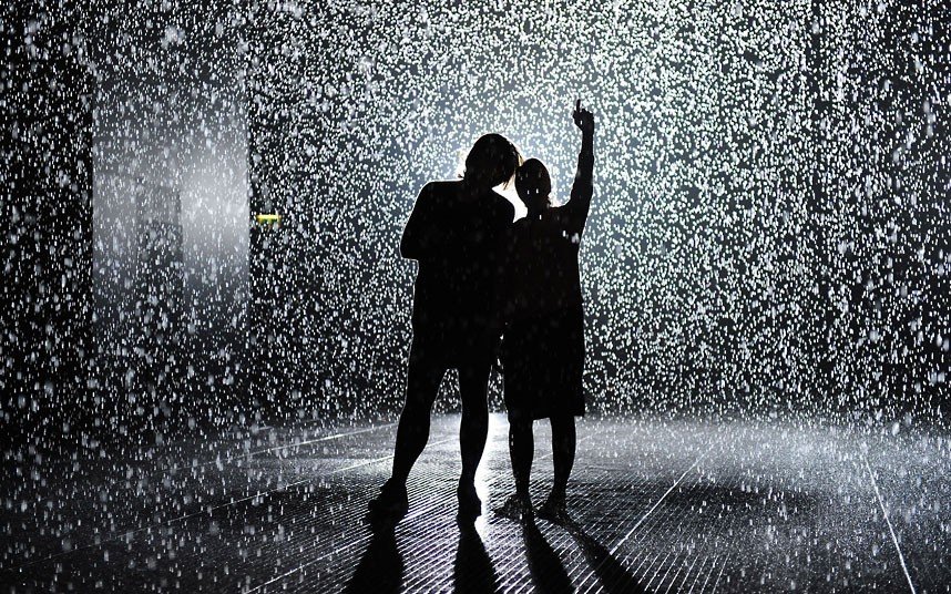 Rain Room, a new 3D exhibition at London's Barbican Centre marries art, science and technology