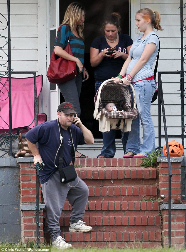 Sugar Bear was seen walking for the first time since an operation to fix a leg infection