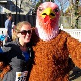 Anne Petraeus and husband Matt Mauney spend Thanksgiving Day at Turkey Trot run