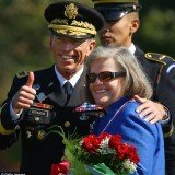 CIA director David Petraeus has been married to Holly since 1975
