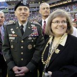 David Petraeus spent Thanksgiving with Holly, his wife-of-38-years, as the couple try to rebuild their shattered marriage
