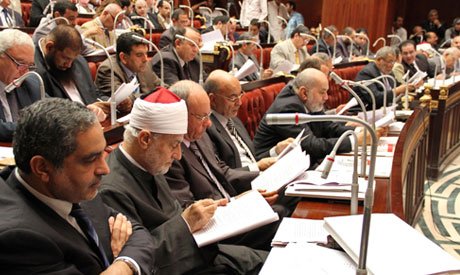 Egypt's Islamist-run assembly has backed a draft constitution, including a measure keeping sharia as the main source of legislation