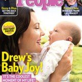 Drew Barrymore has intoduced baby daughter Olive to the world on the cover of People magazine