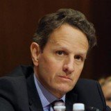 US treasury Secretary Timothy Geithner has said there will be no deal to avert a fiscal cliff unless Republicans accept a tax hike for the wealthy