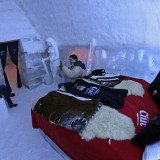 With its frosty furniture and glittering white walls, Hotel of Ice Balea Lac in Romania certainly attracts visitors keen to experience the unusual surroundings