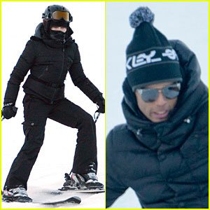 Madonna has been celebrating the new year on the slopes with her children and her Brazilian boyfriend Brahim Zaibat and has been getting quite a bit of action on her skis