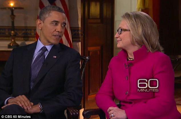 President Barack Obama and outgoing Secretary of State Hillary Clinton gave a rare joint interview for CBS’ 60 Minutes