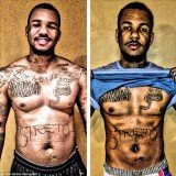 Rapper The Game tweeted a before and after picture showing off his progress 30 days into his 60-day fitness regimen