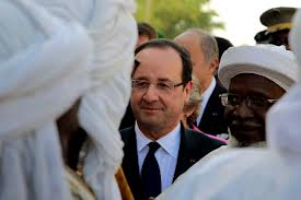 France's President Francois Hollande is visiting Mali, three weeks after French-led troops launched an offensive to oust Islamist rebels from the country's north