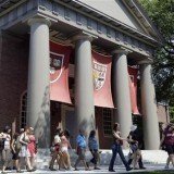 Harvard University has imposed academic sanctions on dozens of students for cheating in a final exam