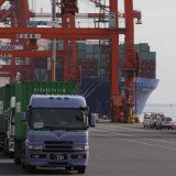 Japan's monthly trade deficit hit a record in January after its recent aggressive monetary policy stance weakened the yen sharply
