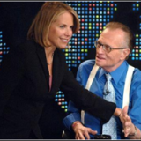 Katie Couric has admitted to dating talk show legend Larry King during Jimmy Kimmel Live