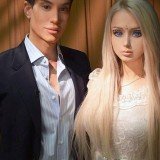 Real-life Barbie and Ken dolls, Valeria Lukyanova and Justin Jedlica, met for the first time, but it wasn't love at first sight