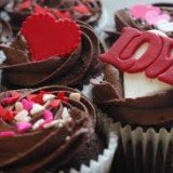 Valentine's Day Chocolate Cupcakes