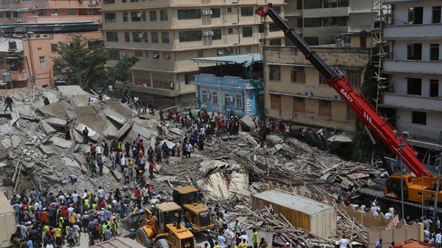 At least 17 people have been killed after a multi-storey building collapsed in the centre of Dar es Salaam on Friday morning