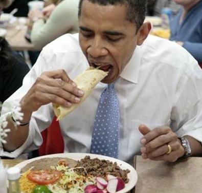 Barack Obama couldn't participate at a dinner with Senate Republicans because his taster hadn't verified the food was safe