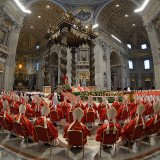 Cardinals have begun voting to elect a new Pope at the Vatican's Sistine Chapel