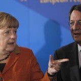 Cypriot President Nicos Anastasiades says he is battling against eurozone demands that all bank customers pay a one-off levy in return for a bailout