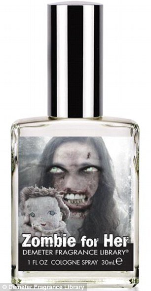 Demeter Zombie for Her has an additional aroma of dregs “from the bottom of the wine barrel for that feminine touch”
