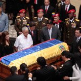 Hugo Chavez’s body has been laid to rest at a military museum in Caracas
