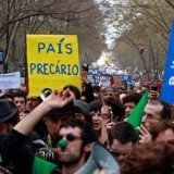 Hundreds of thousands of people have taken part in protests across Portugal against government austerity measures