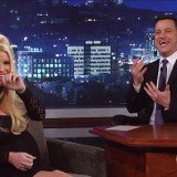 Jessica Simpson accidentally revealed that she's expecting a baby boy during an interview on Jimmy Kimmel Live on Wednesday