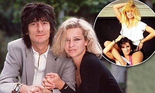Jo Wood, now 57, was famously married to Rolling Stone Ronnie Wood for 26 years 