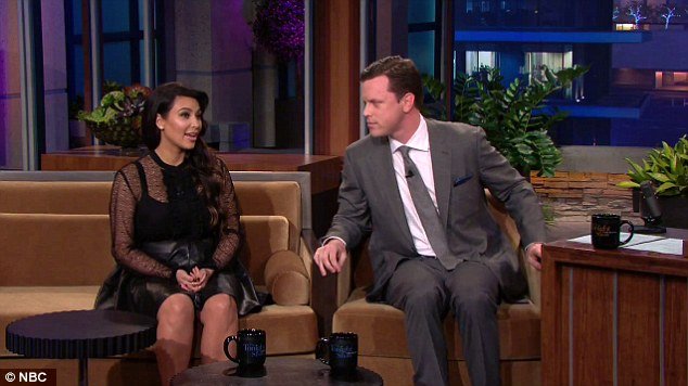 Kim Kardashian appeared on The Tonight Show, where she was grilled by Jay Leno about the ups and downs of her first pregnancy and what kind of dreams she has for her unborn baby