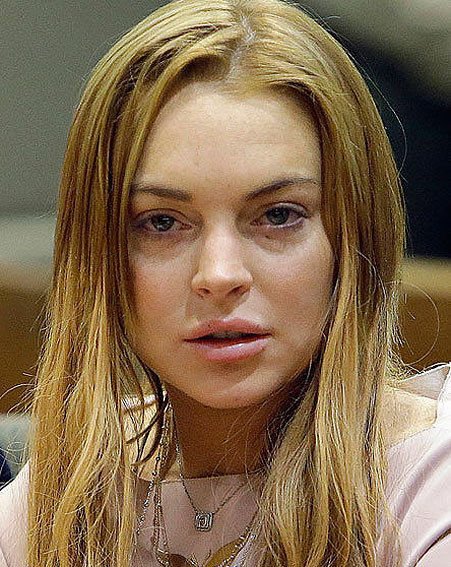 Lindsay Lohan has strongly denied reports she tried to slip into a Hollywood nightclub hours after she agreed to three months of rehab in a last-minute plea deal with prosecutors